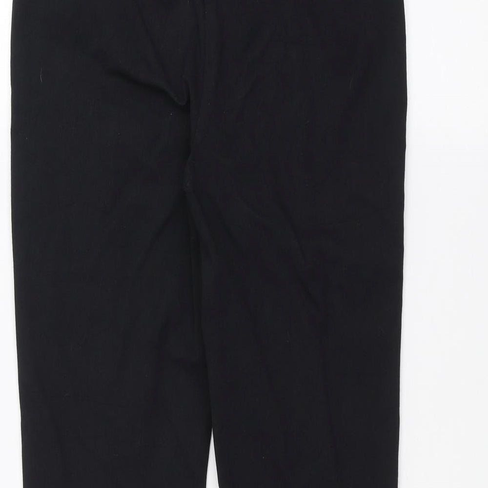 Womens UK Size 10 Marks and Spencer Regular Fit  Black Trousers