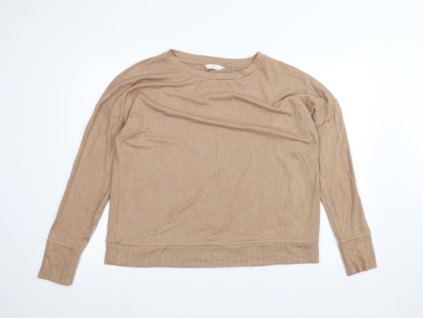 Womens UK Size 16 Marks and Spencer Brown Pullover Jumper