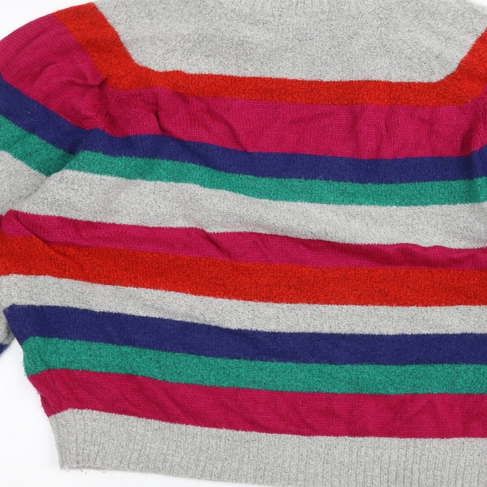 Womens UK Size 14 Brave Soul Grey Pullover Jumper
