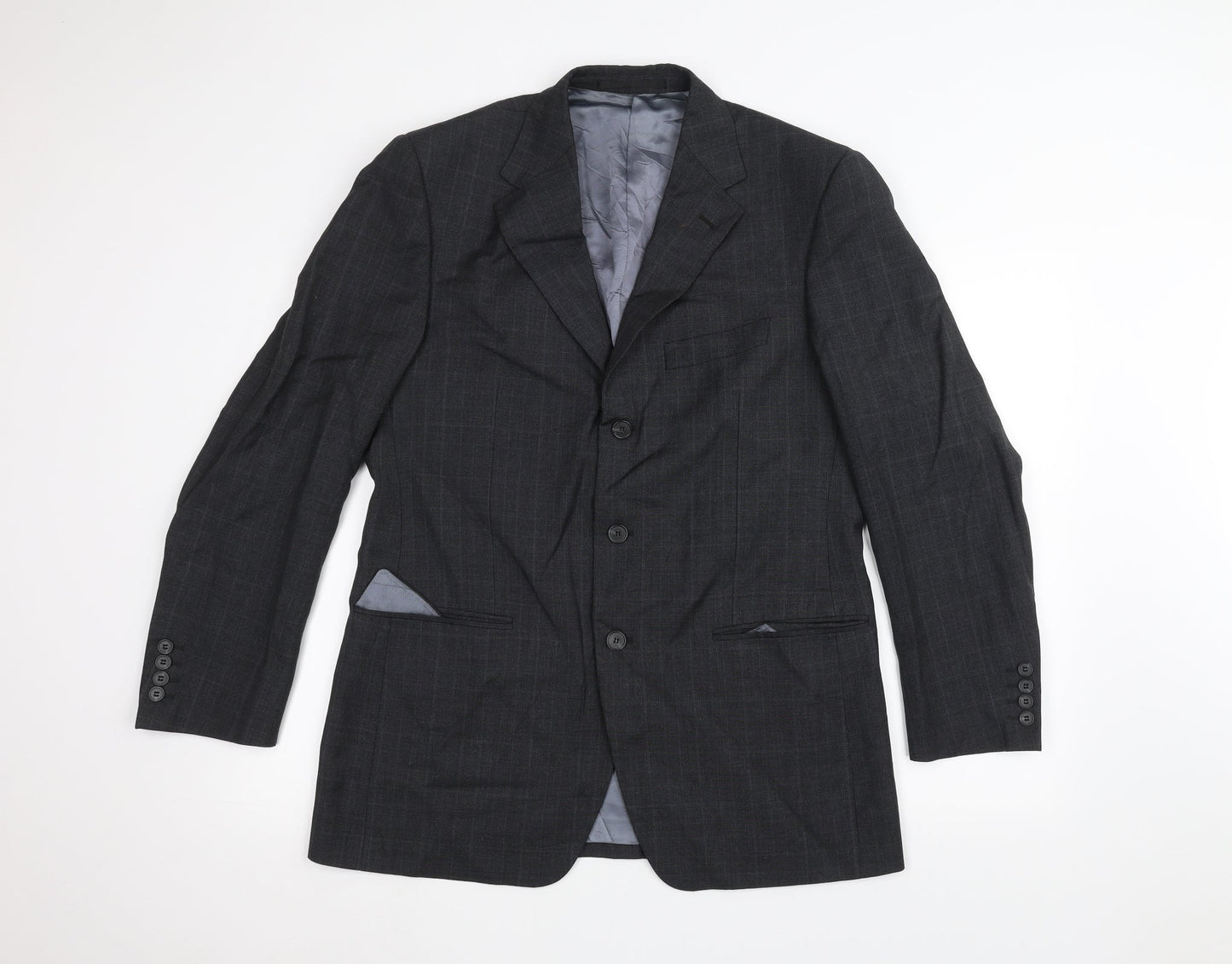 Mens UK Size 40 Marks and Spencer Regular Black Suit Jacket