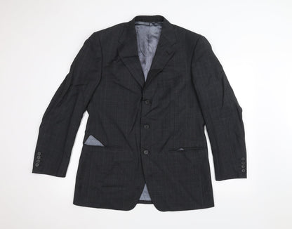 Mens UK Size 40 Marks and Spencer Regular Black Suit Jacket