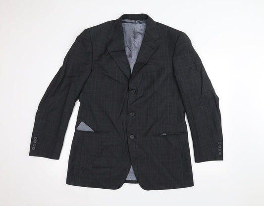 Mens UK Size 40 Marks and Spencer Regular Black Suit Jacket