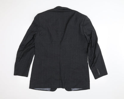 Mens UK Size 40 Marks and Spencer Regular Black Suit Jacket
