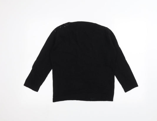 frambears Womens Black   Pullover Jumper Size 10