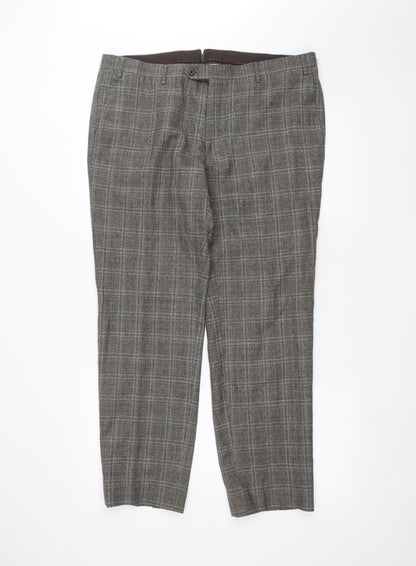 Preworn Mens Brown   Trousers  Size 36 in L26 in