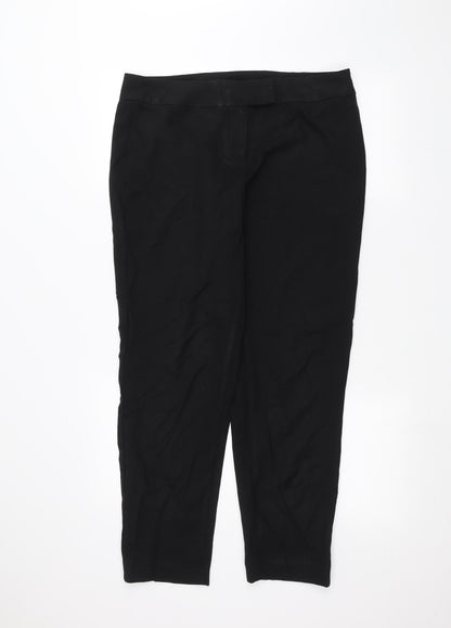 George Womens Black   Trousers  Size 14 L26 in