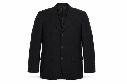 You Mens Black   Jacket Suit Jacket Size 40
