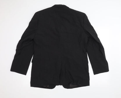 You Mens Black   Jacket Suit Jacket Size 40