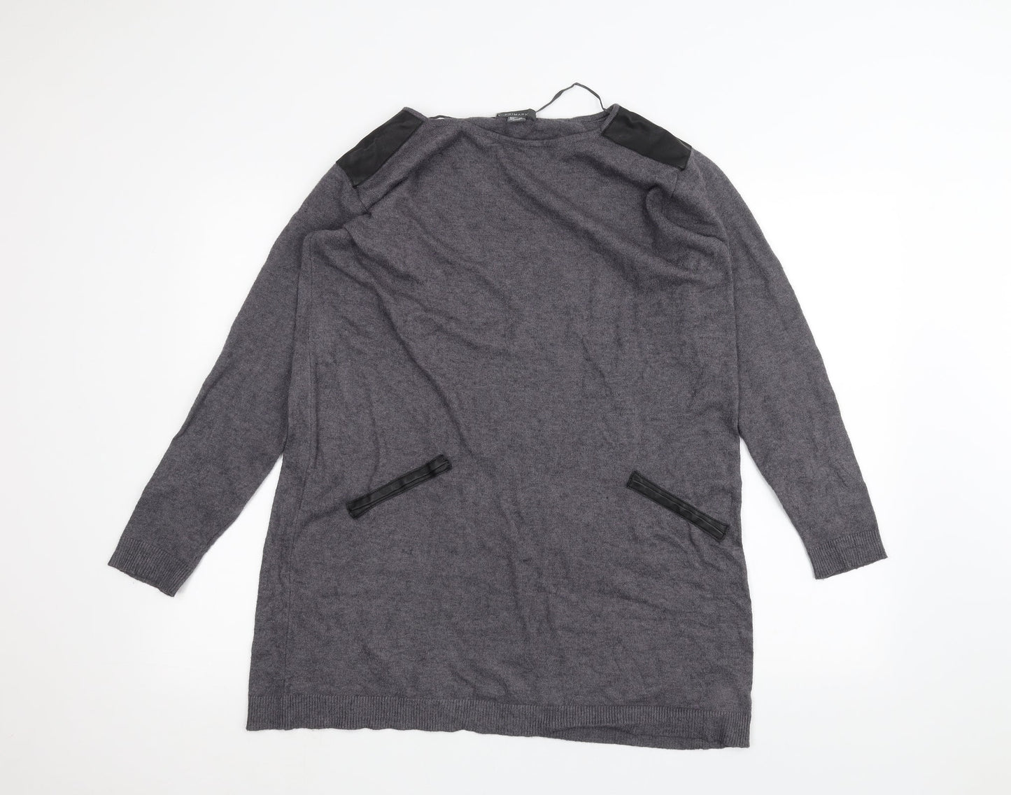 Primark Womens Grey   Pullover Jumper Size 16