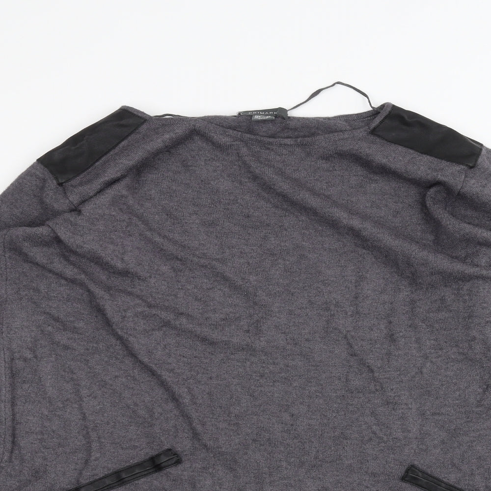 Primark Womens Grey   Pullover Jumper Size 16