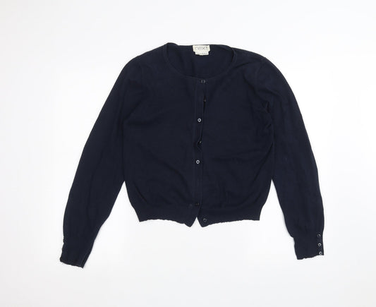 Womens UK Size 14 NEXT Blue Cardigan Jumper
