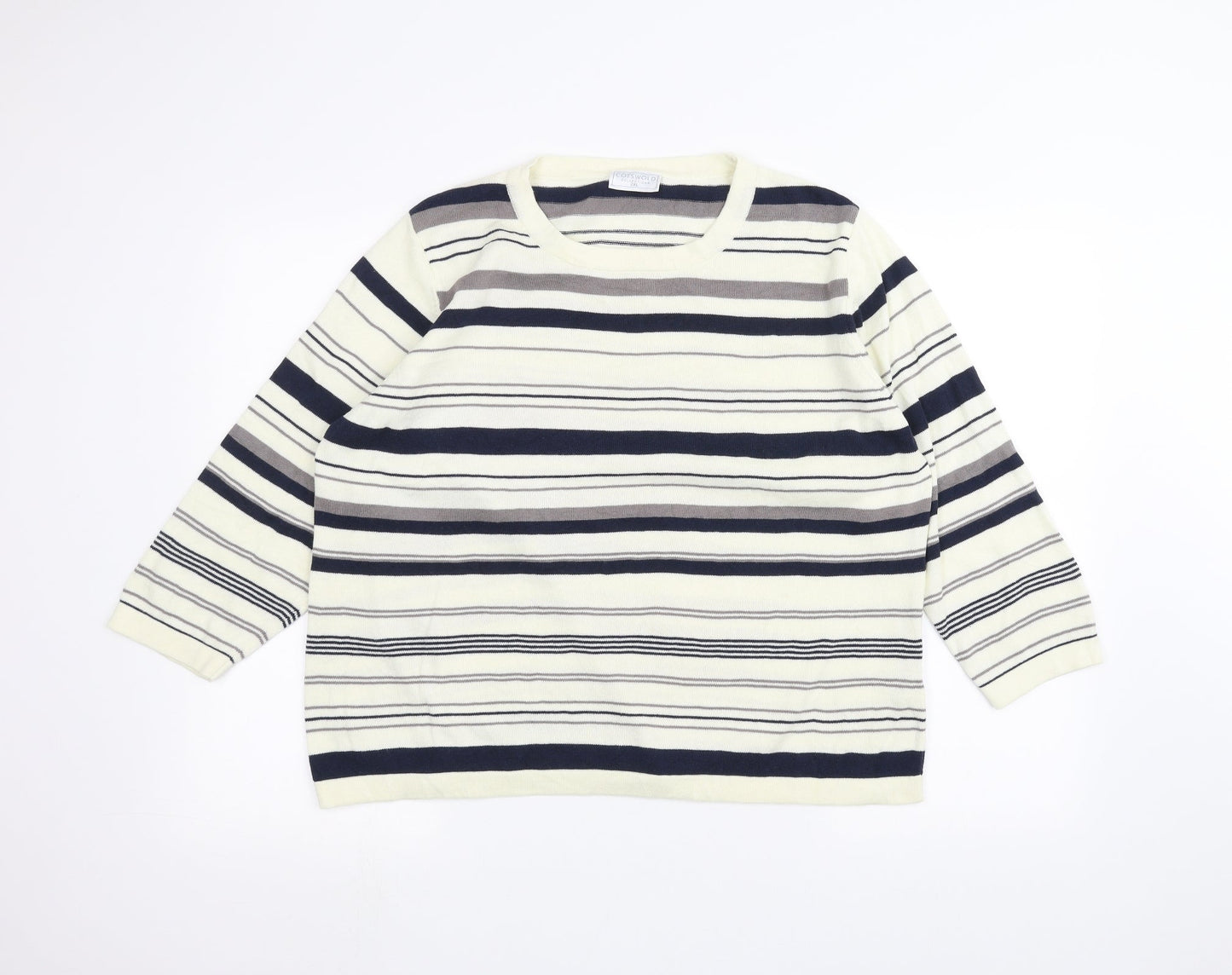 Womens UK Size 2XL Cotswold White Pullover Jumper
