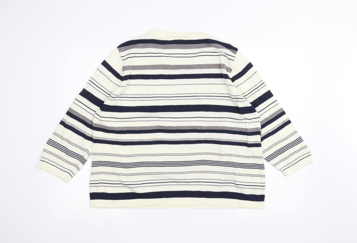 Womens UK Size 2XL Cotswold White Pullover Jumper