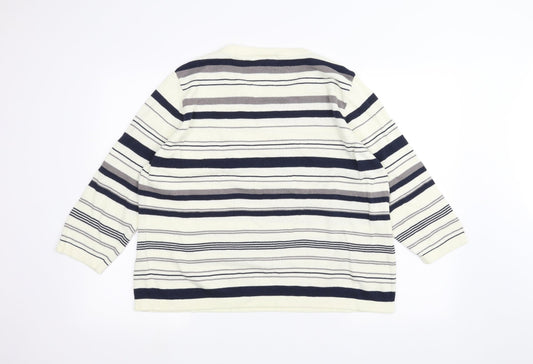 Womens UK Size 2XL Cotswold White Pullover Jumper