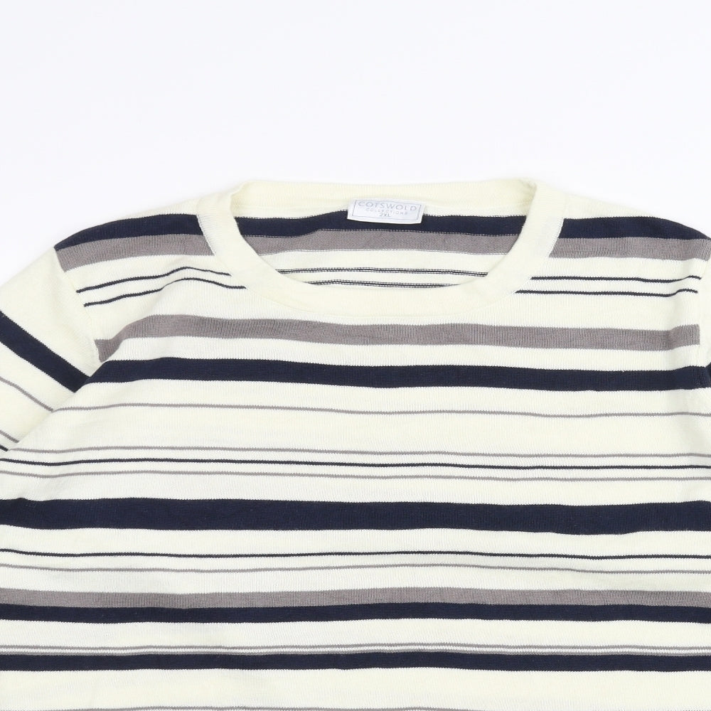 Womens UK Size 2XL Cotswold White Pullover Jumper