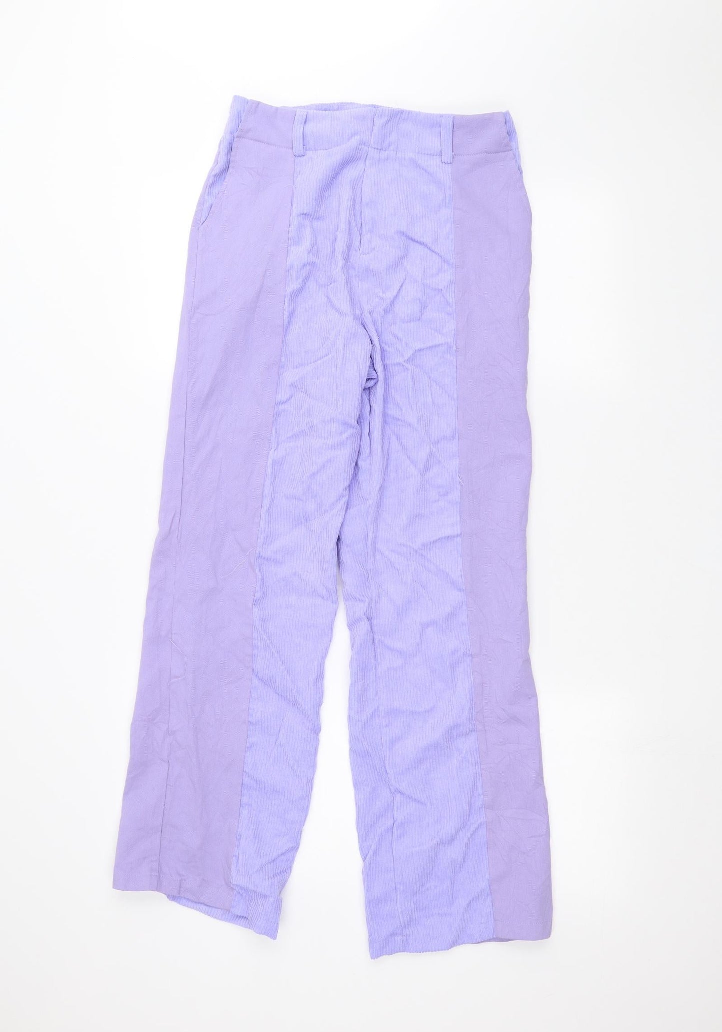 Womens UK Size M Preworn Regular Fit  Blue Trousers
