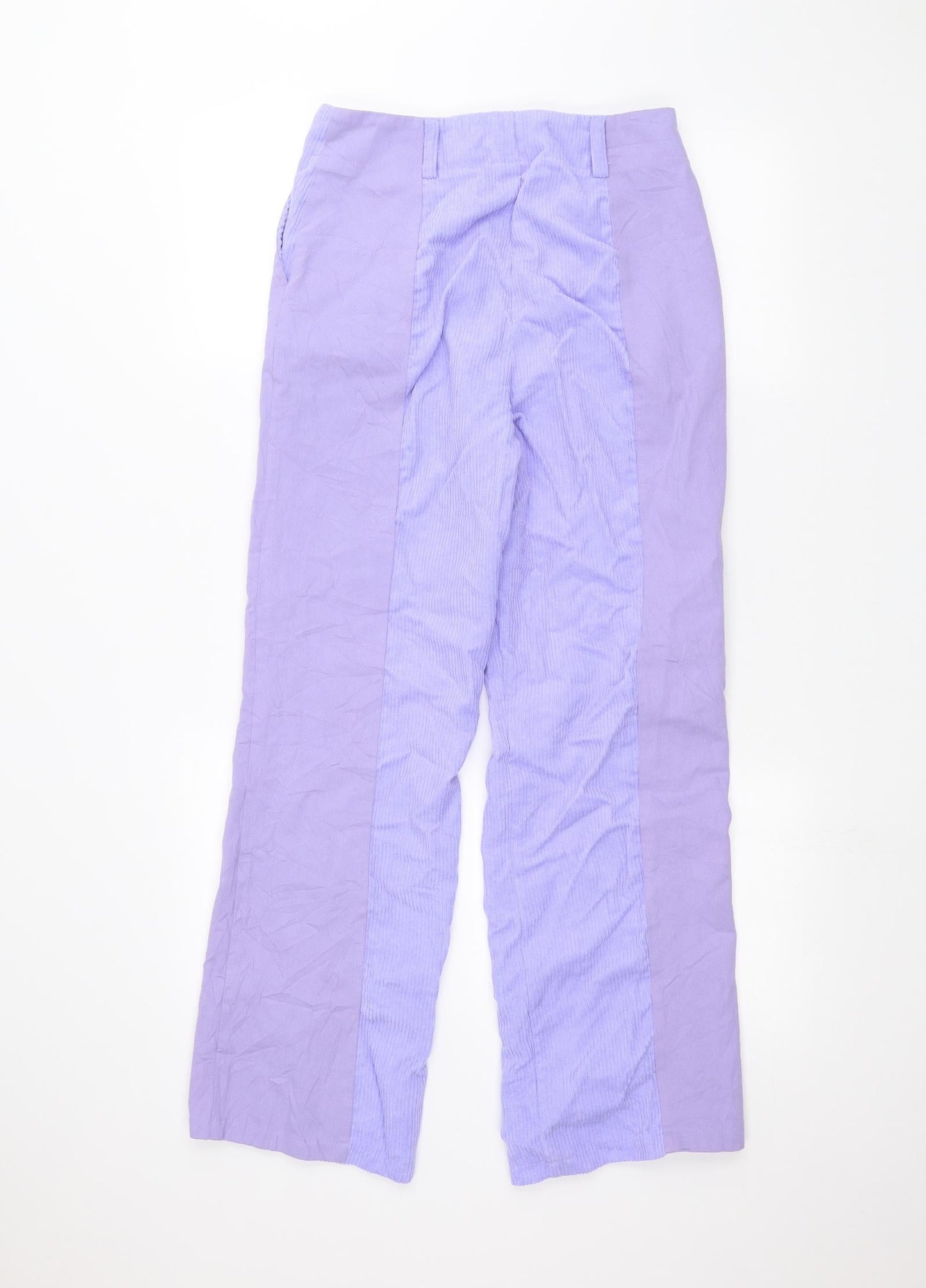 Womens UK Size M Preworn Regular Fit  Blue Trousers