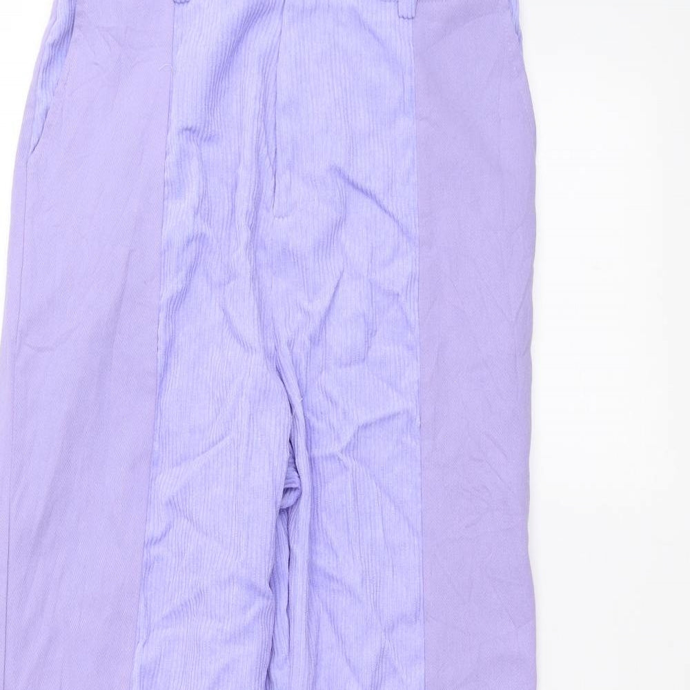 Womens UK Size M Preworn Regular Fit  Blue Trousers