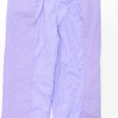 Womens UK Size M Preworn Regular Fit  Blue Trousers