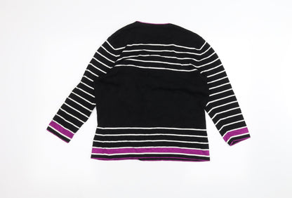 Womens UK Size M Precis Black Cardigan Jumper