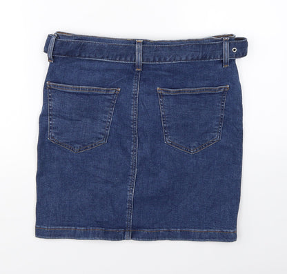 Womens UK Size 8 Denim CO Straight & Pencil Denim Skirt