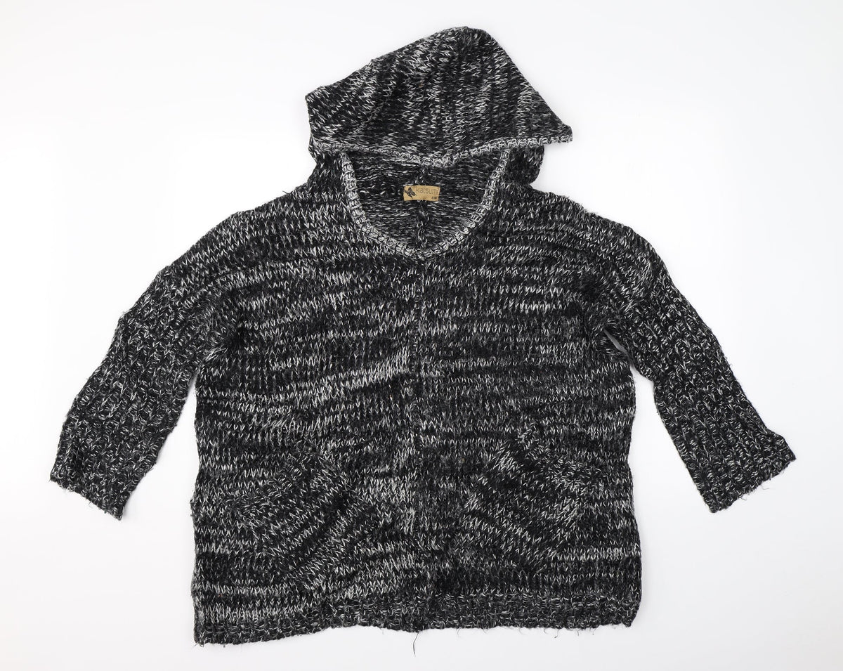 Katsumi Mens Grey  Knit Pullover Jumper Size M
