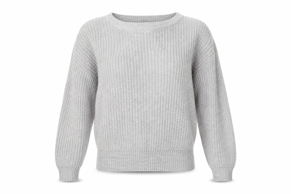 Womens UK Size 6 Boohoo Grey Pullover Jumper