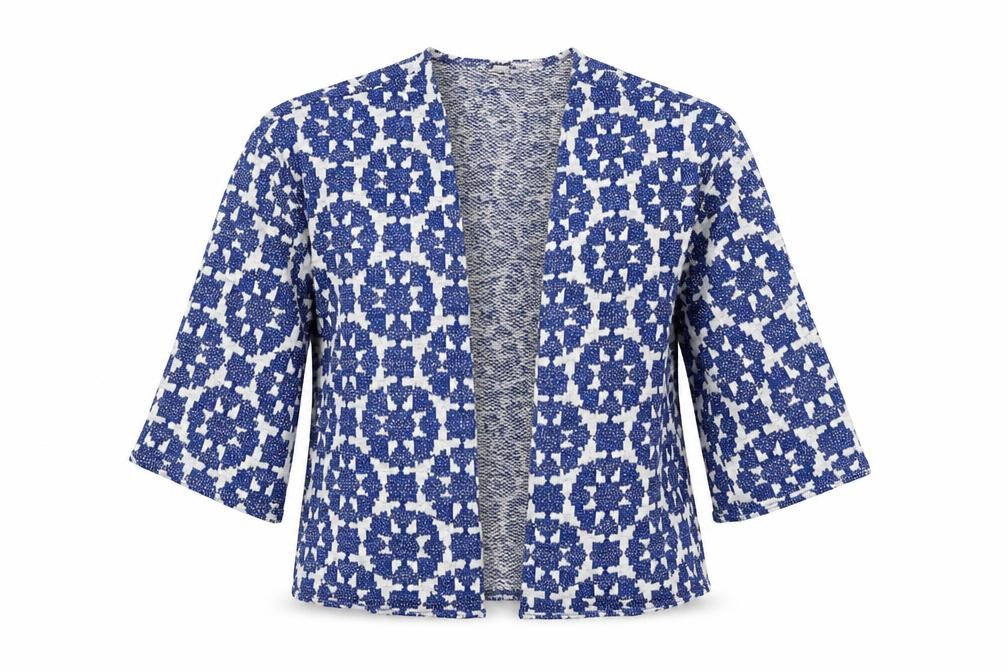 Womens UK Size M Divided Blue Cardigan Jumper