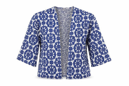 Womens UK Size M Divided Blue Cardigan Jumper