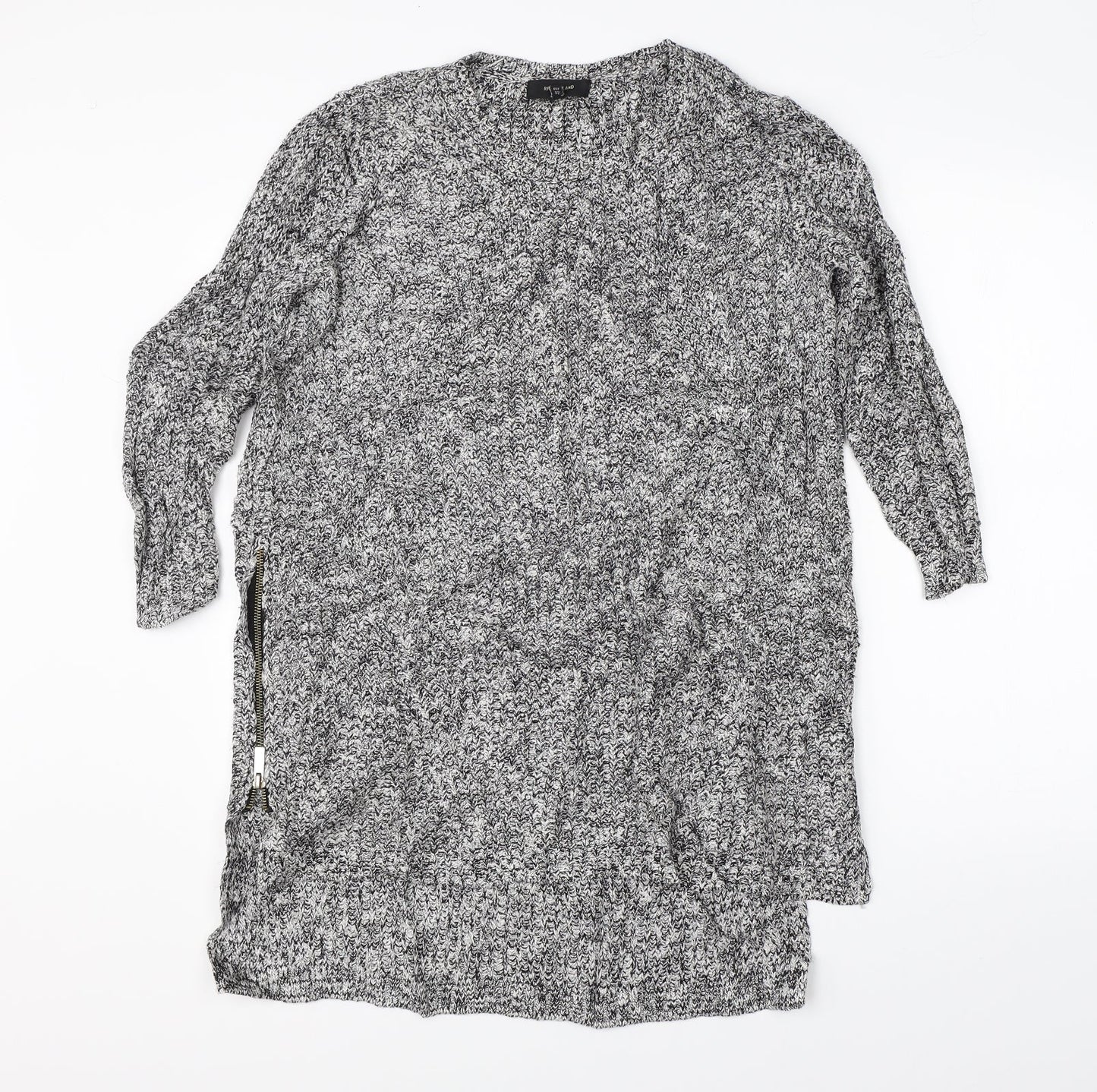 Womens UK Size 6 River Island Grey Pullover Jumper
