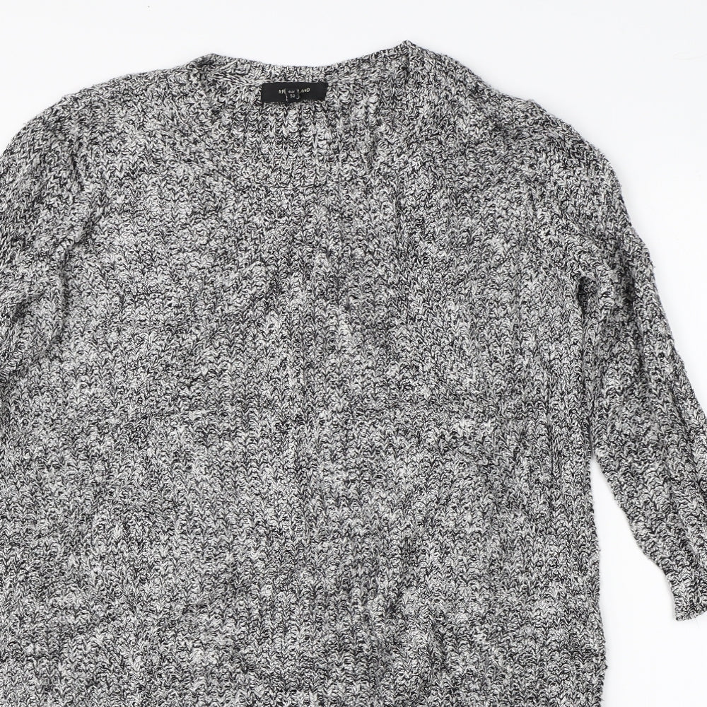 Womens UK Size 6 River Island Grey Pullover Jumper