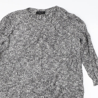 Womens UK Size 6 River Island Grey Pullover Jumper