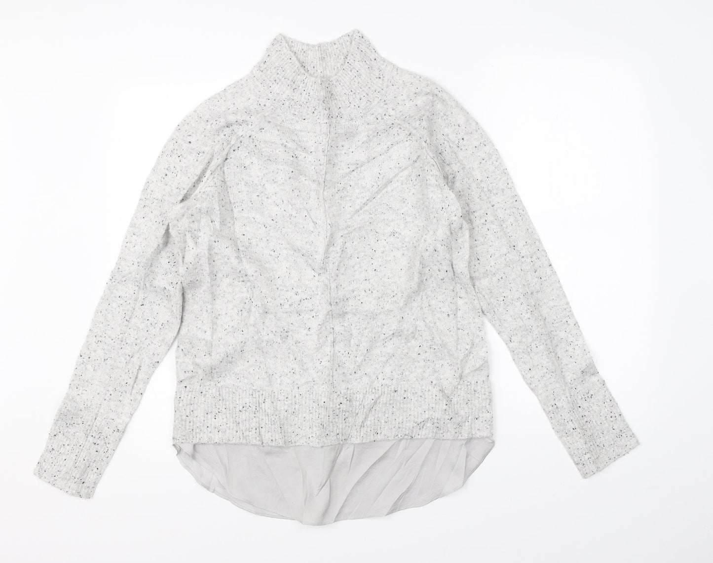 Womens UK Size 10 NEXT Grey Pullover Jumper
