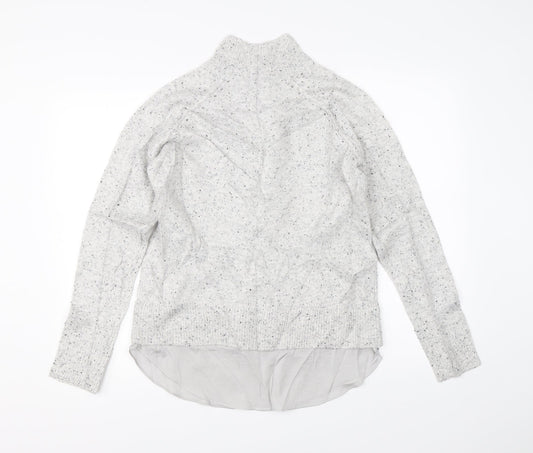 Womens UK Size 10 NEXT Grey Pullover Jumper