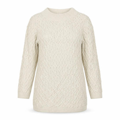 Papay Womens Beige  Knit Pullover Jumper Size 10