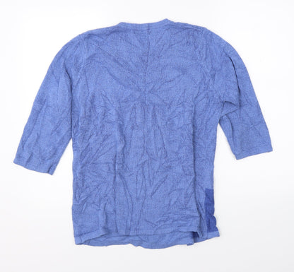 Womens UK Size M BM Blue Pullover Jumper