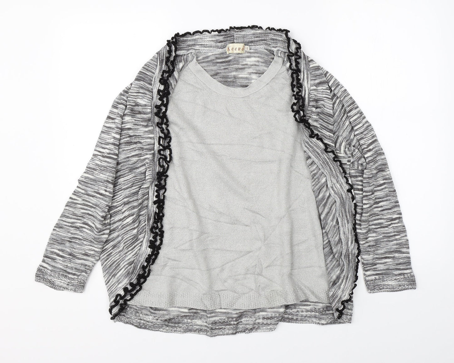 Womens UK Size XL Keeno Grey Pullover Jumper