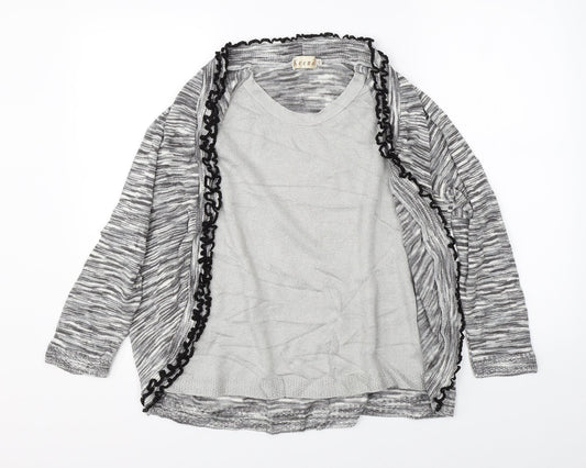 Womens UK Size XL Keeno Grey Pullover Jumper