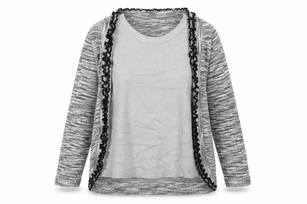 Womens UK Size XL Keeno Grey Pullover Jumper