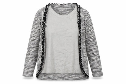 Womens UK Size XL Keeno Grey Pullover Jumper