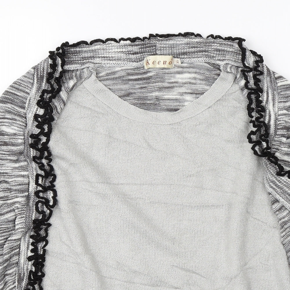 Womens UK Size XL Keeno Grey Pullover Jumper
