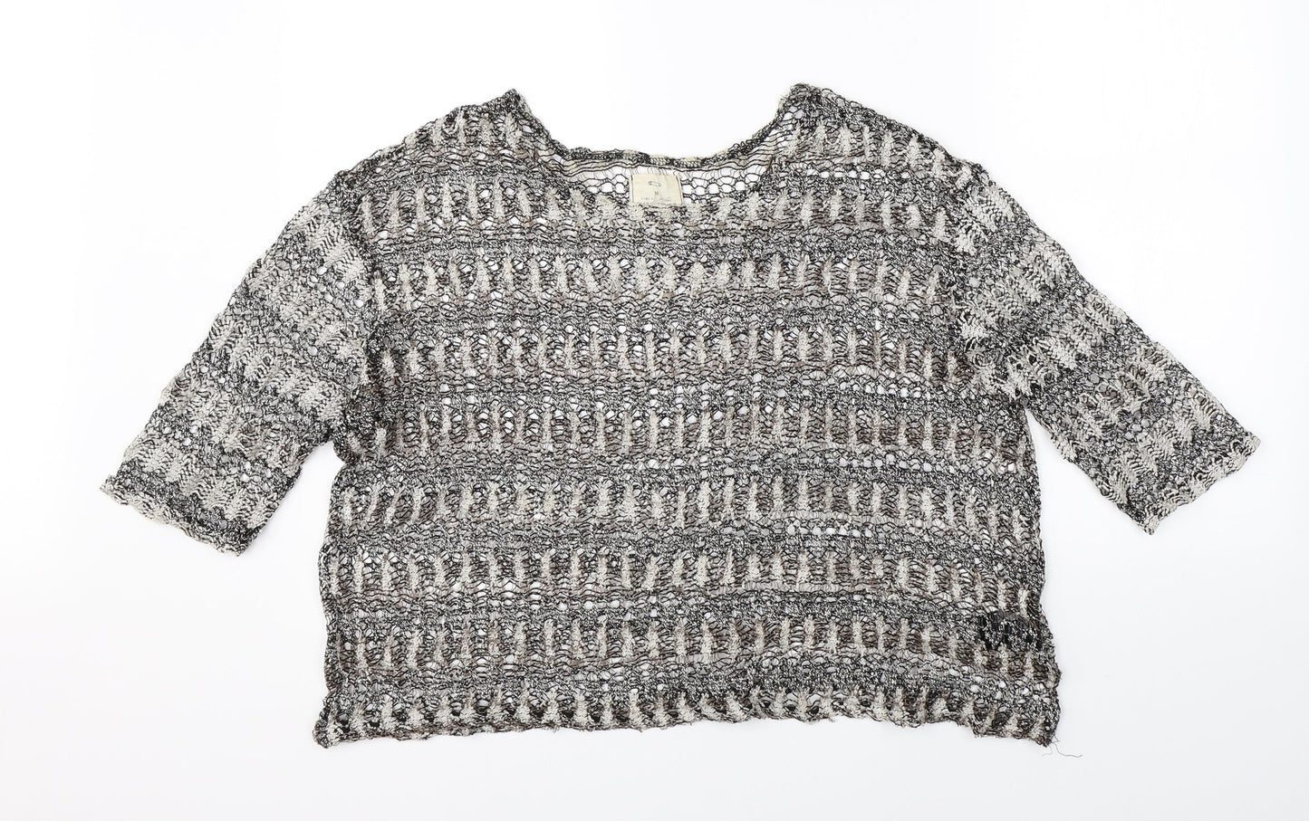 Womens UK Size M Pins & Needles Black Pullover Jumper
