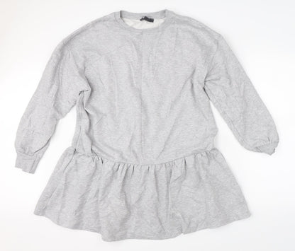 Primark Womens Grey   Jumper Dress  Size S