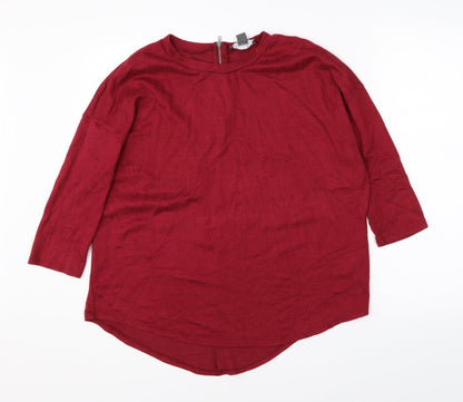 Primark Womens Red   Pullover Jumper Size M