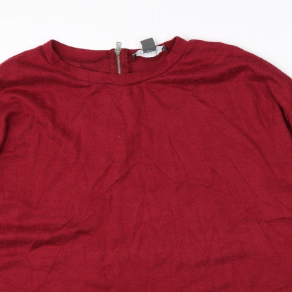 Primark Womens Red   Pullover Jumper Size M