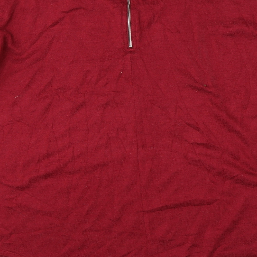 Primark Womens Red   Pullover Jumper Size M