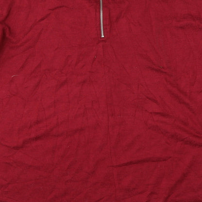 Primark Womens Red   Pullover Jumper Size M