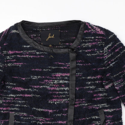 JACK Womens Black  Knit Full Zip Jumper Size S