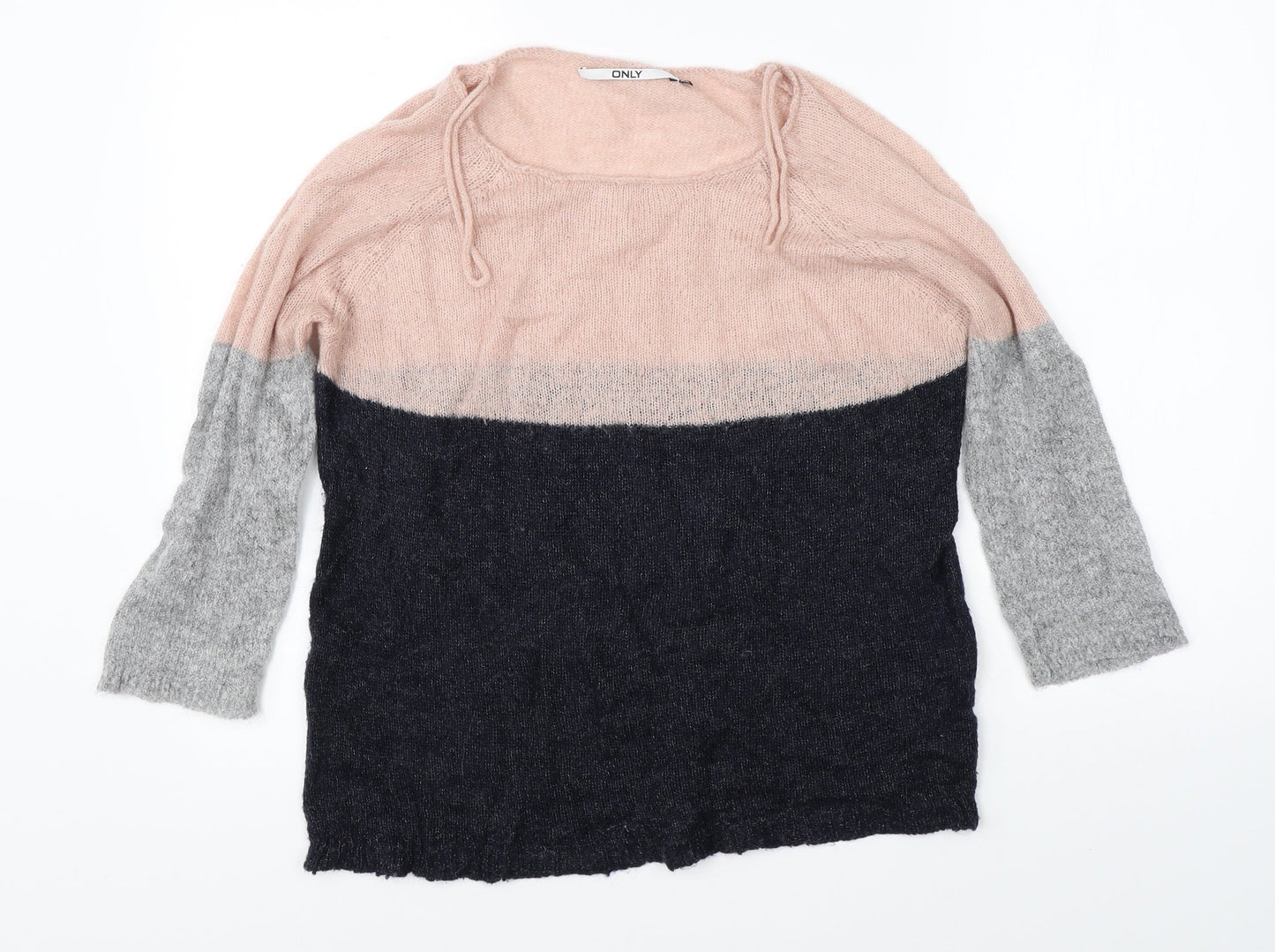 Womens UK Size XS Only Pink Pullover Jumper