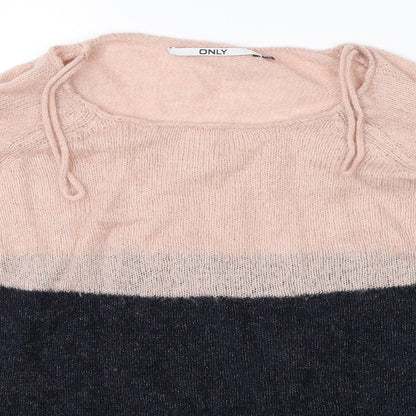 Womens UK Size XS Only Pink Pullover Jumper
